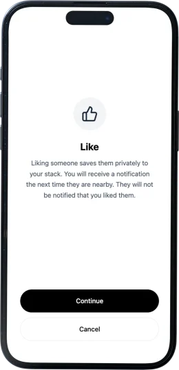 Like an attendee to save them privately to your stack.
